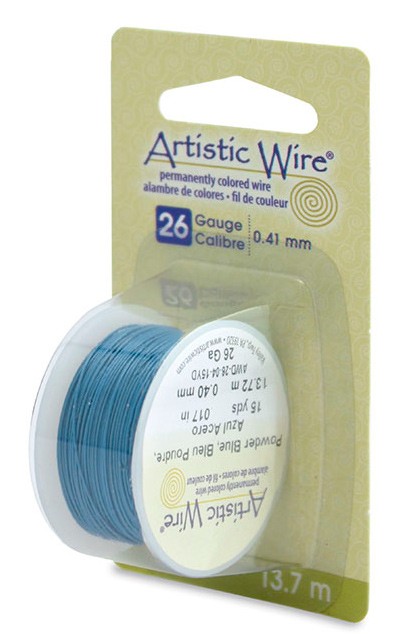 HILO COBRE ARTISTIC WIRE 0,41 MM 13,7 METROS : color:Powder Blue