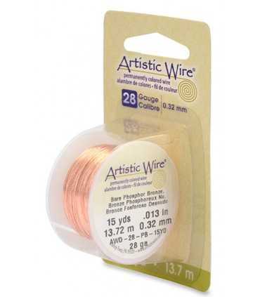 HILO COBRE ARTISTIC WIRE 0,32 MM 13,7 METROS