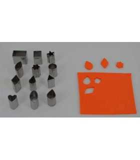 CORTADORES METÁLICOS MINI DE SCULPEY 12 UD