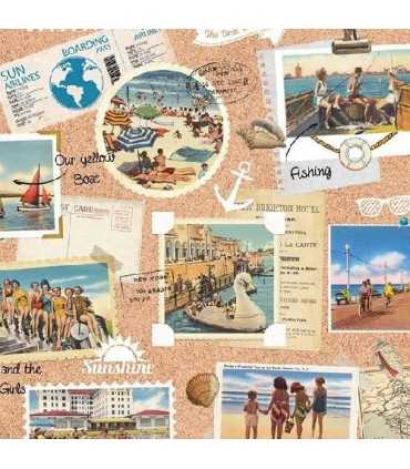 SERVILLETAS AMBIENTE 20 UD SCRAPBOOK VACACIONES