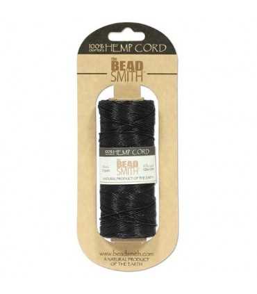 CORDÓN CAÑAMO NEGRO 50 GR. 120 M 0,55 MM 10 LB