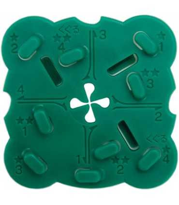 PLANTILLA DE PLÁSTICO 7 CM PARA NUDO ASIÁTICO FLOR