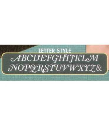 ESTUCHE PUNZONES LETRAS MAYÚSCULA STYL ITALIC 3 MM
