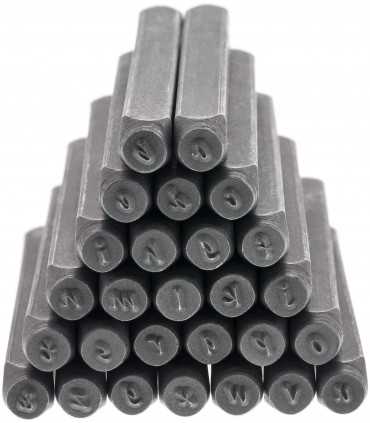 ESTUCHE PUNZONES LETRAS MINÚSCULA HANDWRITTEN 2 MM