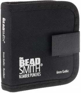 ESTUCHE PUNZONES GRABADO NÚMEROS GOTHIC 6 MM