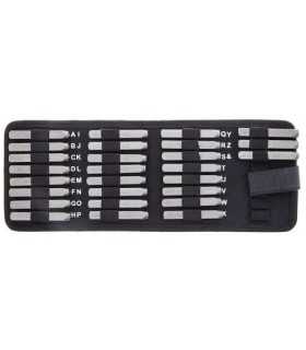 ESTUCHE SET PUNZONES LETRAS MINÚSCULAS GOTHIC 6 MM
