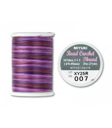 HILO MIYUKI BEAD CROCHET 0,45 MM 25 METROS