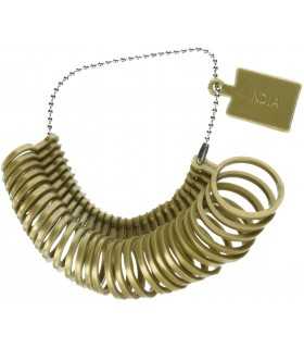 MEDIDOR DE DEDOS PARA ANILLOS DE PLÁSTICO