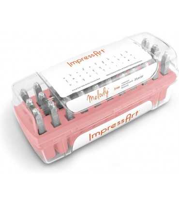 SET PUNZONES IMPRESS ART ALFABETO MELODY MIN. 3 MM