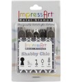 SET PUNZONES IMPRESS ART SHABBY CHIC 5 UD