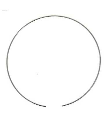 TIARA PLATEADA 12,7 CM x 3 MM 2 UNIDADES