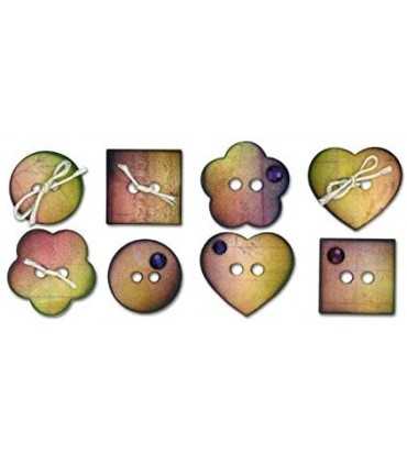 TROQUEL CENEFA SIZZIX SIZZLITS BOTONES