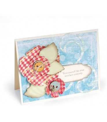 TROQUEL CENEFA SIZZIX SIZZLITS BOTONES