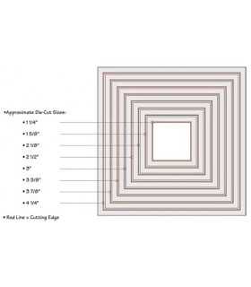 TROQUELES FRAMELITS 8 UD CUADRADOS 3,08 A 10,8 CM