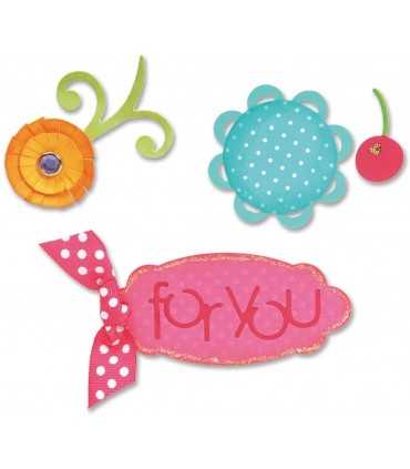 TROQUELES SIZZIX SIZZLITS 3 UD DULCES PARA USTED