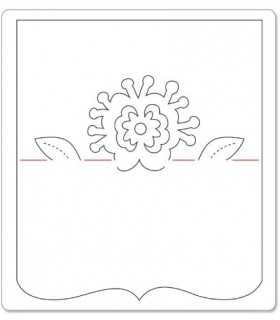 TROQUEL BIGZ SIZZIX TARJETA COMENSAL FLOR