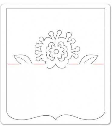 TROQUEL BIGZ SIZZIX TARJETA COMENSAL FLOR