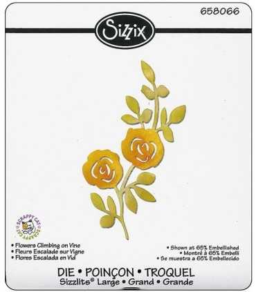 TROQUEL SIZZLITS SIZZIX FLOR TREPADORA VID