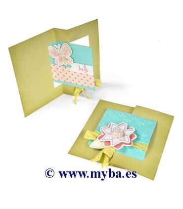 SIZZIX TROQUELES FRAMELITS+SELLOS FLORES Y FLORERO