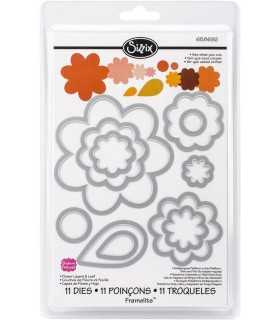 TROQUELES FRAMELITS 11 UD FLORES Y HOJAS