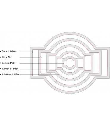 TROQUELES FRAMELITS 5 UD ETIQUETAS ORNAM. SIZZIX