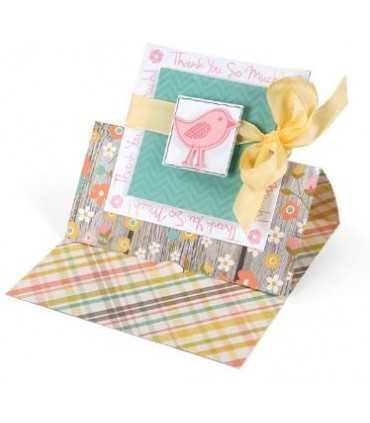 SIZZIX TROQUELES FRAMELITS+SELLOS PÁJAROS Y ÁRBOL