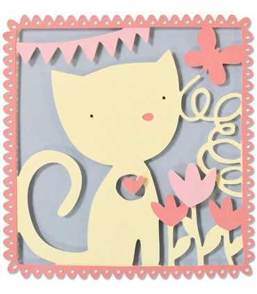 TROQUELES THINLITS GATITO JUGUETÓN DEBI POTTER