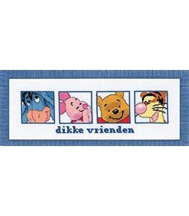 RETRATOS DE POOH, IGOR, PIGLET Y TIGGER  VERVACO