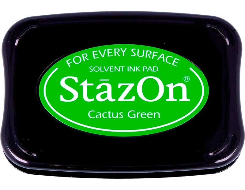 STAZON TAMPÓN TINTA MULTISUPERFICIE SECADO RÁPIDO : STAZON:52 CACTUS GREEN