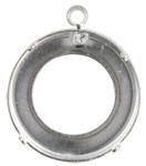 ENGASTE ANILLA COSMIC RING SWAROVSKI 4139 20 mm : Acabado:Baño Plateado