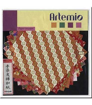 PAPEL JAPONÉS SURTIDO ARTEMIO 15x15 CM 10 HOJAS