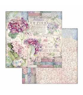 PAPELES SCRAP 10ud 12x12 HORTENSIA