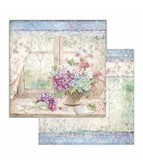 PAPELES SCRAP 10ud 12x12 HORTENSIA