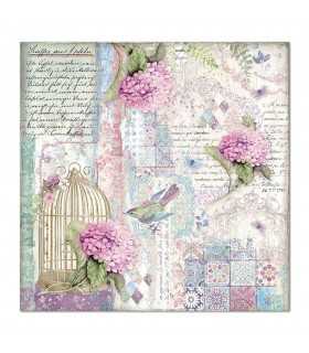 PAPELES SCRAP 10ud 12x12 HORTENSIA