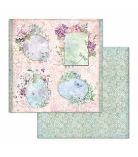 PAPELES SCRAP 10ud 12x12 HORTENSIA