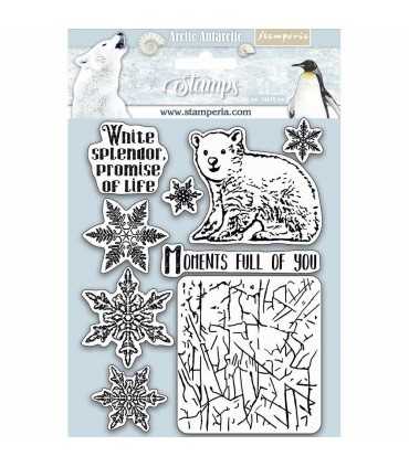 SELLO CAUCHO STAMPERIA MOMENTS 14x18 CM ARCTIC