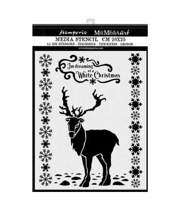 PLANTILLA MIX MEDIA 20x25 CM 0,25 MM DEER