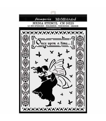 PLANTILLA MIX MEDIA 20x25 CM 0,25 MM HADA