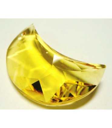 LUNA FACETADA DE CRISTAL SWAROVSKI DE 30 x 20 mm
