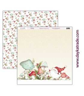 PAPEL SCRAP CONTIGO AL POLO NORTE 12+2 30x30 CM