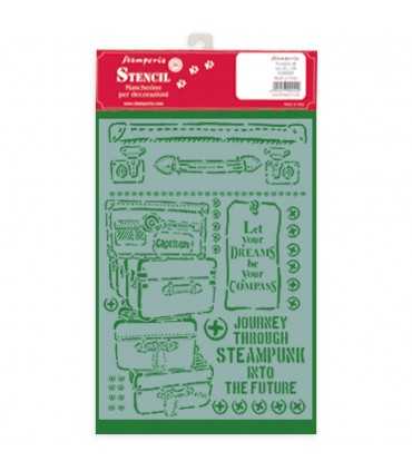 PLANTILLA STAMPERIA 21x29,7 CM LADY VAGA.MALETAS