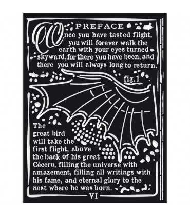 PLANTILLA MIX MEDIA 15x20 CM 0,5 MM SIR V.WINGS