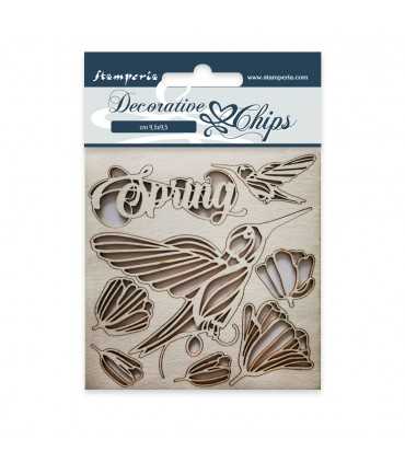 SILUETAS CARTON 9x9 CM SPRING