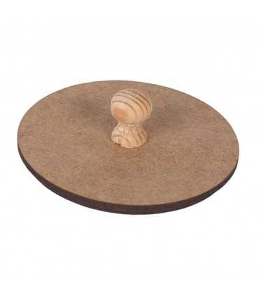 TAPA DM PEQUEÑA CON POMO 77 MM DIÁMETRO APROX 6UD.