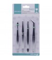 SET 4 PINZAS METALICAS ARTIS DECOR