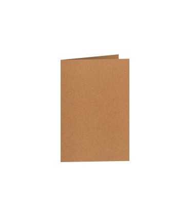 50 TARJETAS DOBLES KRAFT 17X11CM ARTEMIO