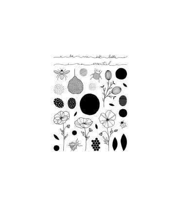 SELLOS TRANSPARENTES ARTEMIO INSECTOS