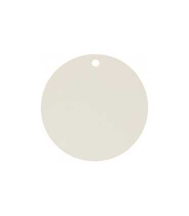 ETIQUETAS PAPEL BLANCAS REDONDAS 45MM 50 UNIDADES