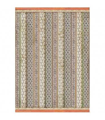 PAPEL ARROZ STAMPERIA A3 29x42CM TRIBAL TEXTURE