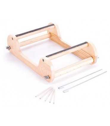 TELAR MADERA 33X29X9CM PARA TEJER CON ABALORIOS